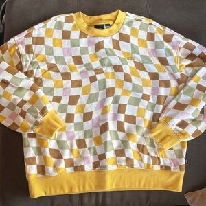 Vans Multicolor Checkered Crewneck